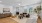 Open, airy gathering space with 9 ft. ceilings 