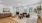 Open, airy gathering space with 9 ft. ceilings 